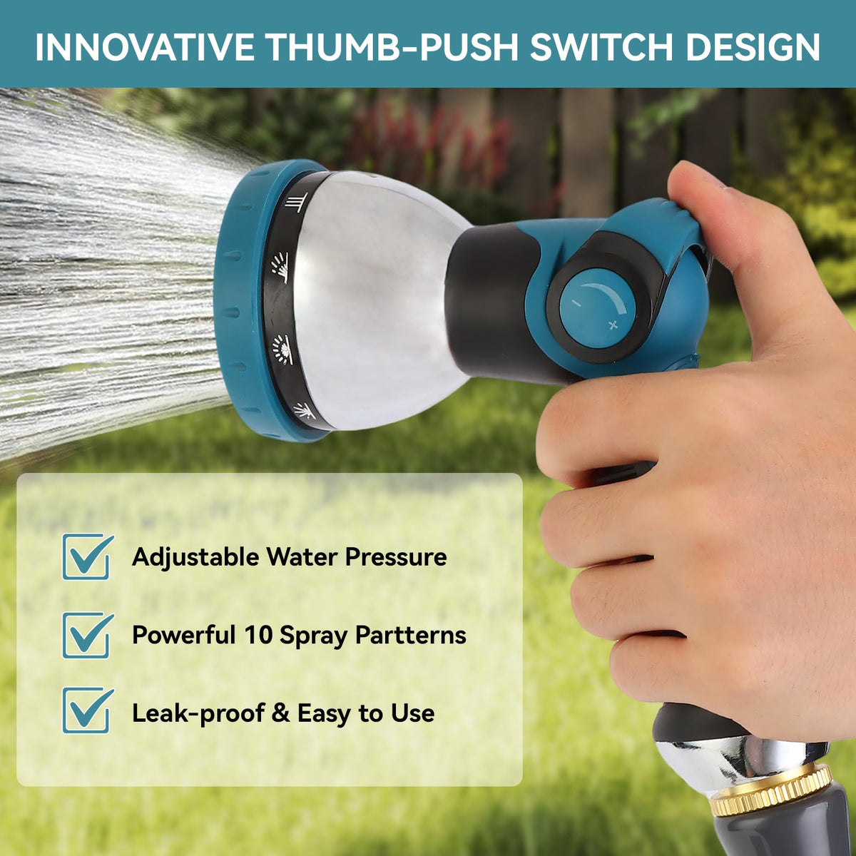AnyEasy garden nozzle suitable for pet showers and plant care