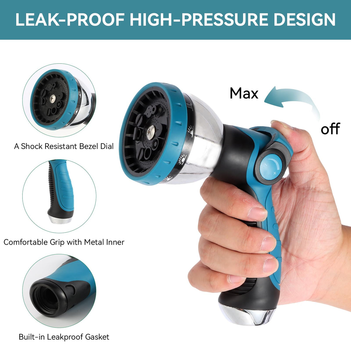 AnyEasy metal-inner design with leak-proof seal for durable performance