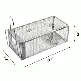 Anyhall live trap showing auto door lock for secure, escape-free release.
