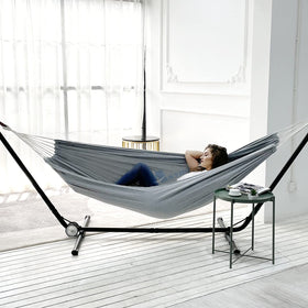 ANYOO hammock supports up to 660 lbs for sturdy lounging.