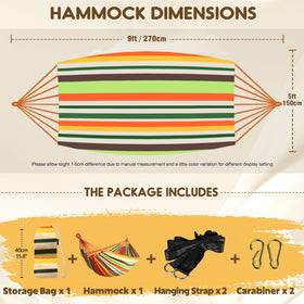 ANYOO hammock carabiners ensure secure, simple suspension.