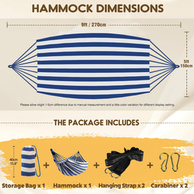 ANYOO hammock outdoors under a tree offers natural shade and comfort