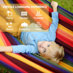 ANYOO portable travel bag enables easy carry for camping trips.