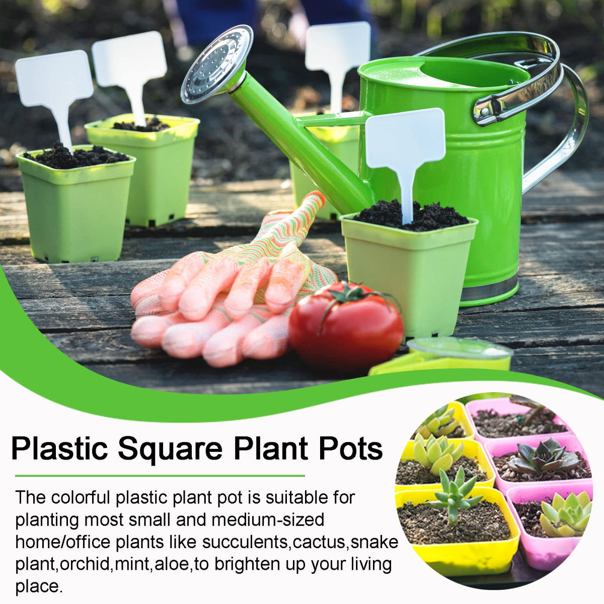 Anyumocz pots with drain holes promote soil drainage and healthy root airflow