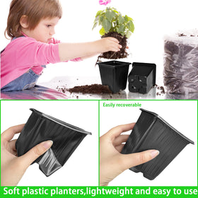 Anyumocz seed starting pot with drainage ports supports even watering.