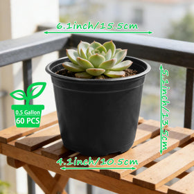 Anyumocz seedling cups drainage holes; promotes soil drainage and aeration