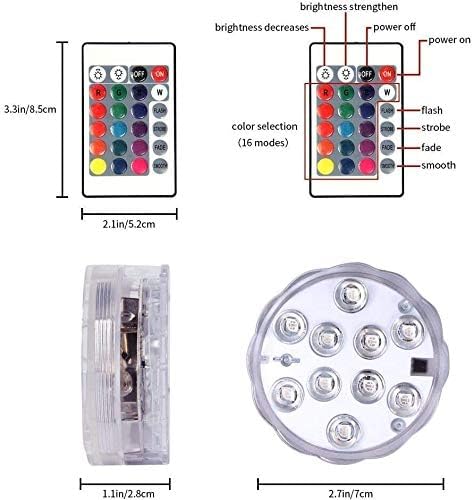 Anziner bath or hot tub light provides safe waterproof mood lighting.