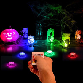 Anziner RGB pool light with 16 colors for ambient party lighting.