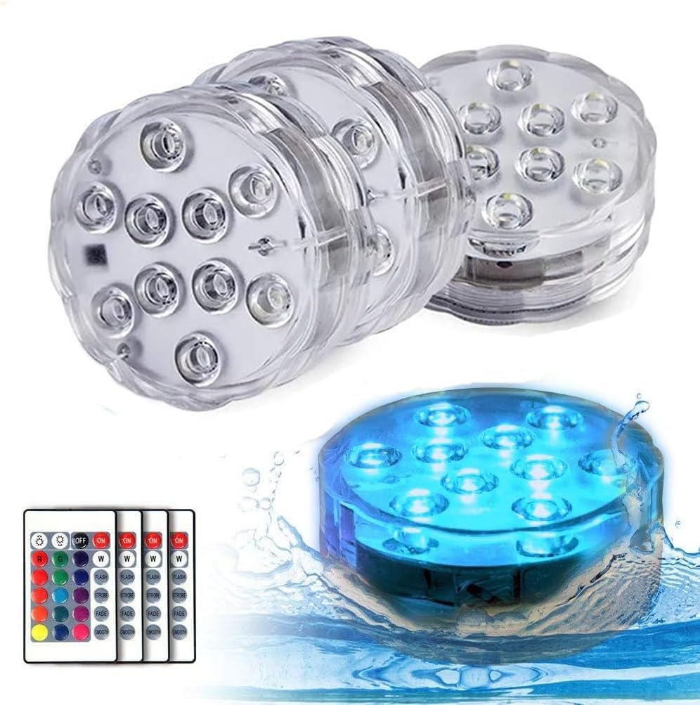 Anziner submersible LED light IP68 waterproof for durable underwater ambiance