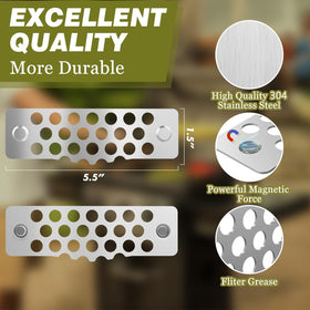 Easy installation of Aoanoko Blackstone Grease Gate Blocker
