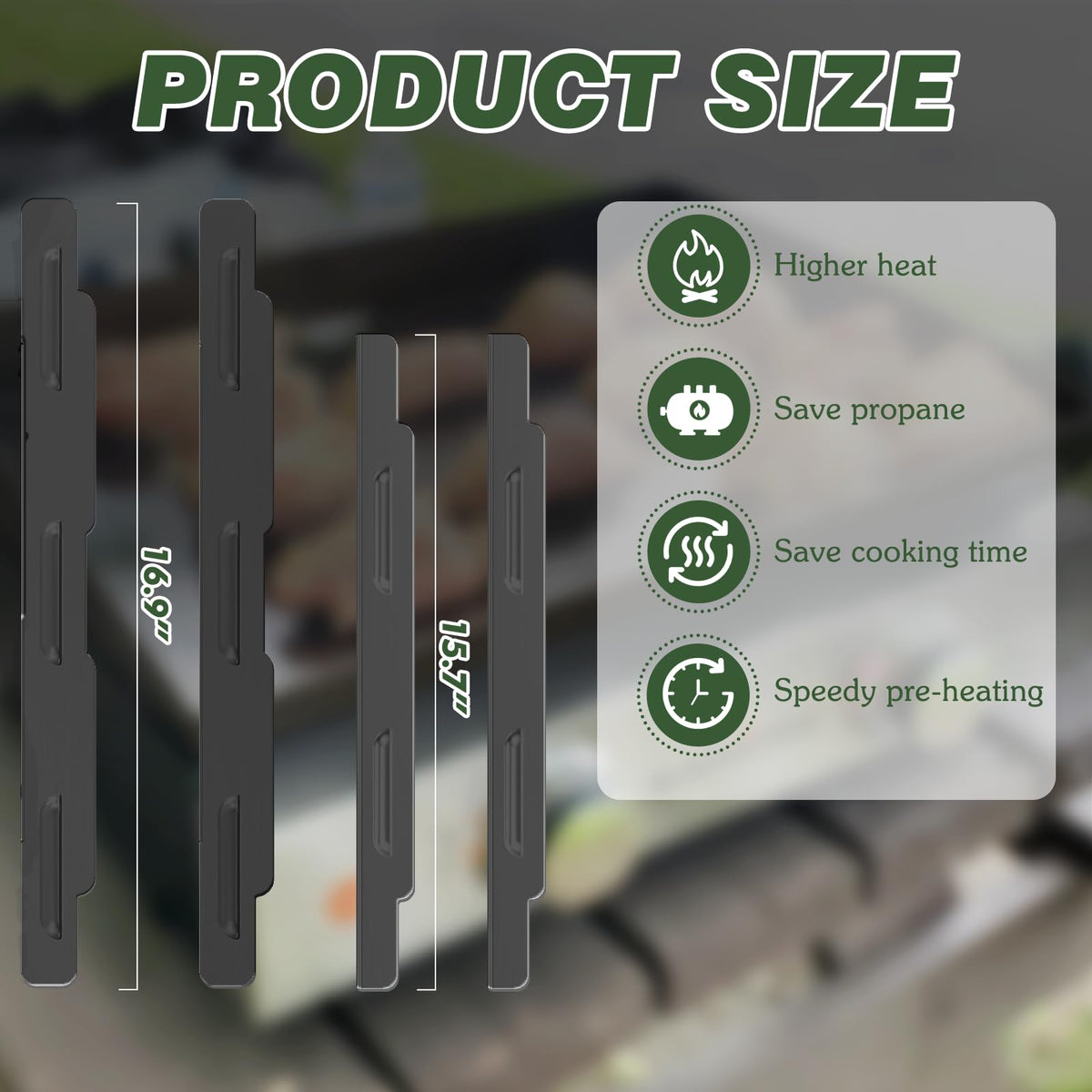 Aoanoko 430 stainless durability for outdoor cooking and grilling.