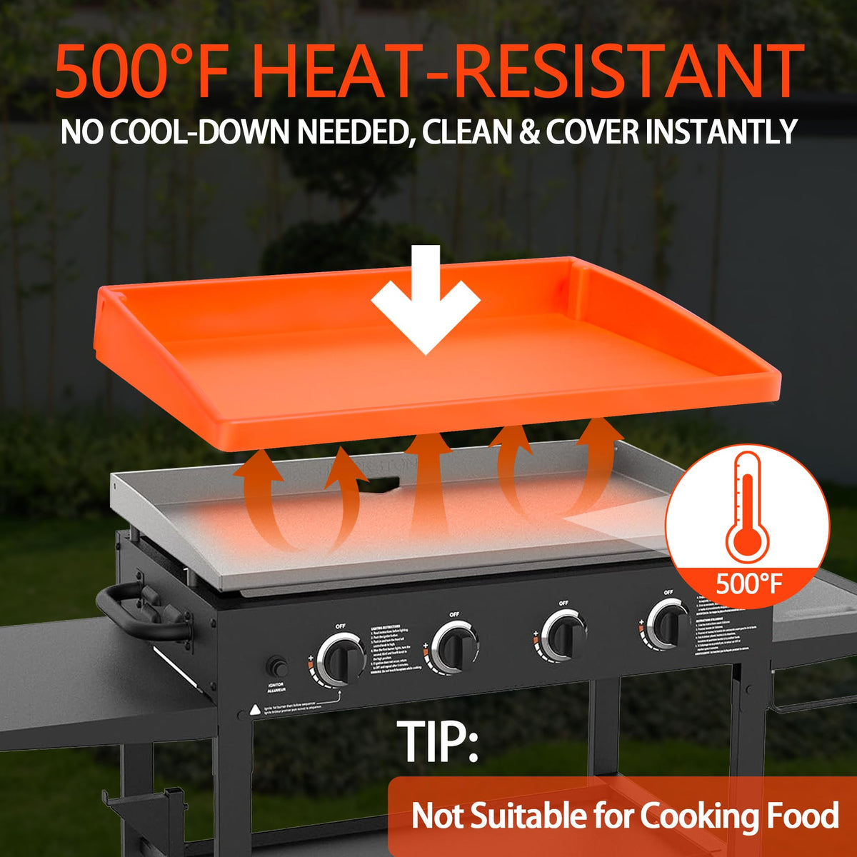 AOBHI griddle cover presented as a practical gift for grill enthusiasts