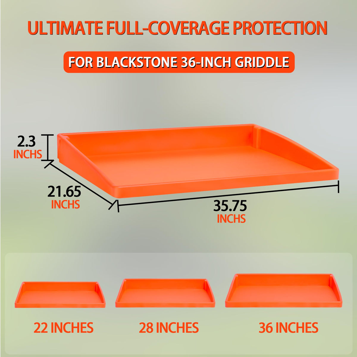 AOBHI cover creating a waterproof seal on the griddle for rainy conditions