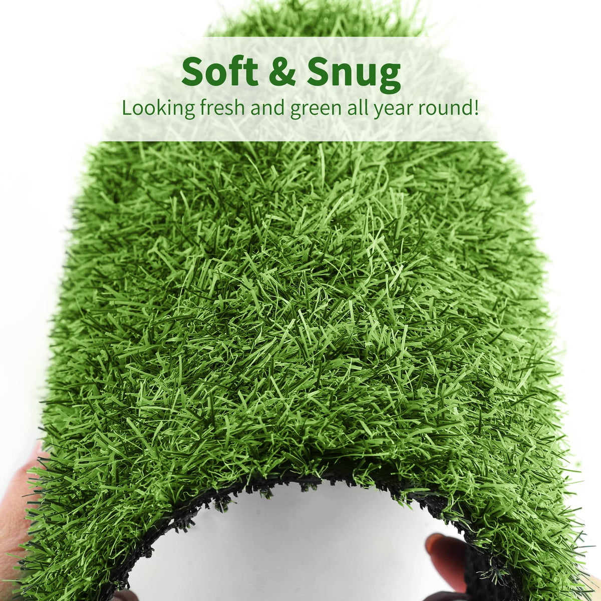 Aodaer latex backing texture highlights durability and easy installation.