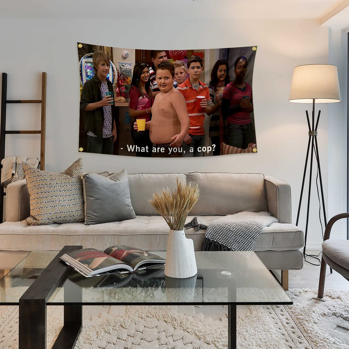 AOFDLAT Durable polyester tapestry with fade-resistant print