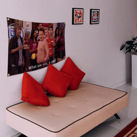 AOFDLAT Party wall tapestry featuring Gibby for events