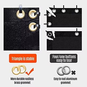 AofeiGa privacy screen breathable material allows light and air through