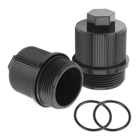 Aoheke 190030 drain plug cap close-up with rugged build for pool maintenance
