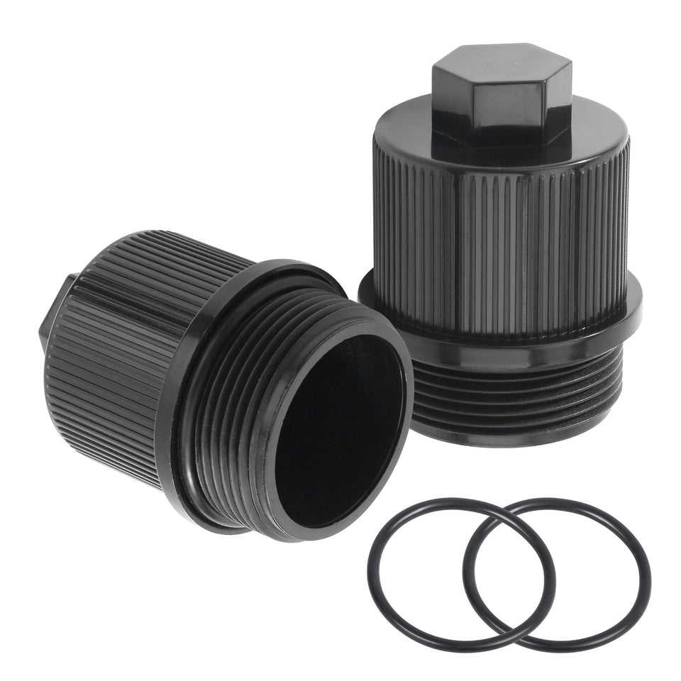 Aoheke 190030 drain plug cap close-up with rugged build for pool maintenance