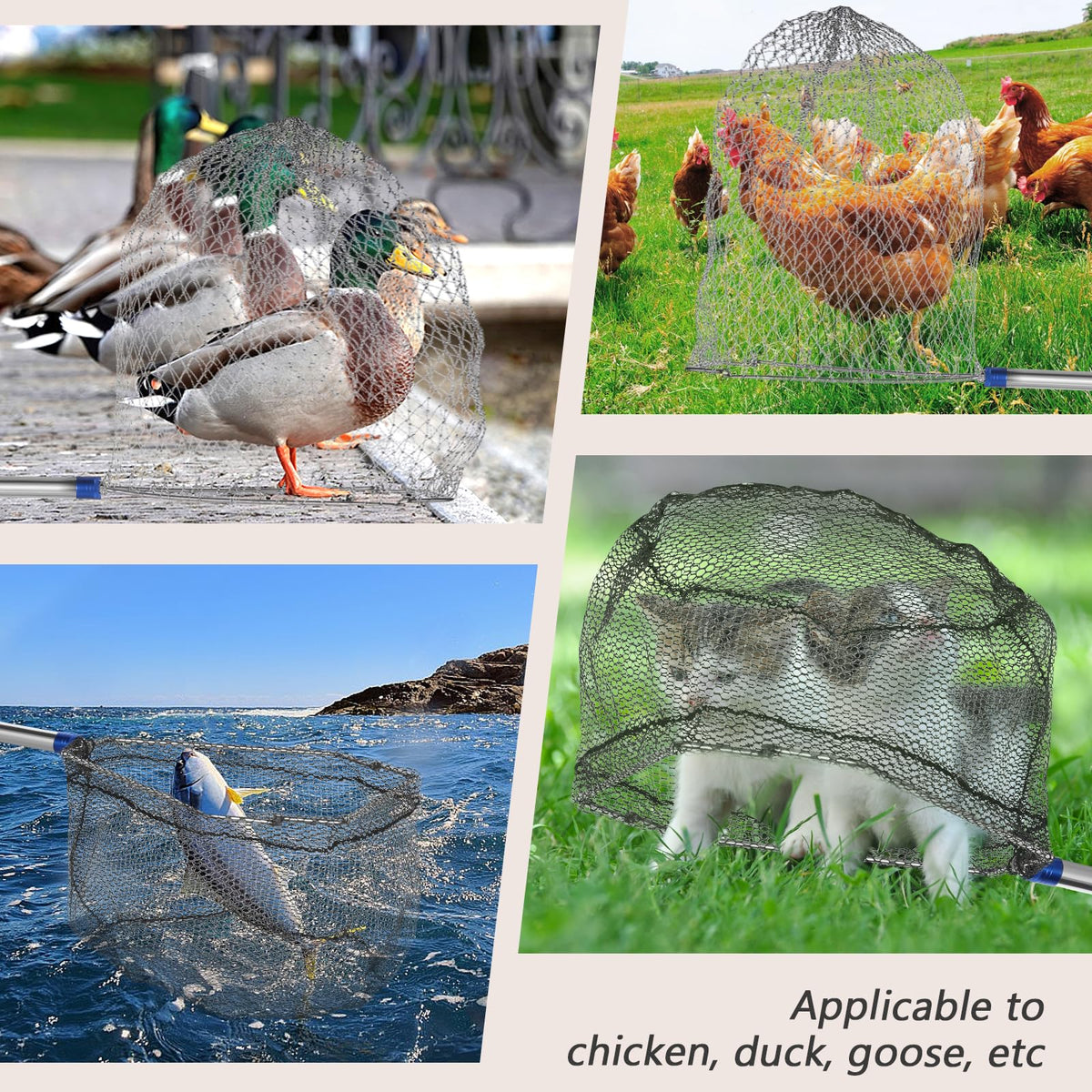 Aoiaute adaptable set suitable for coop, pond, and aviary tasks.