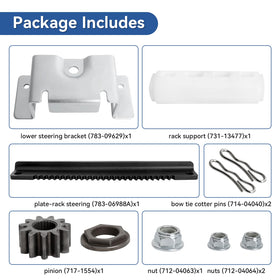AOIT rack support 731-13477 supports alignment for reliable steering performance.