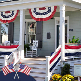 Aokansha premium polyester bunting designed for outdoor durability.