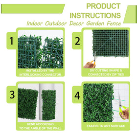 AOKIE total coverage demonstrates 66 sq ft of lush backdrop.