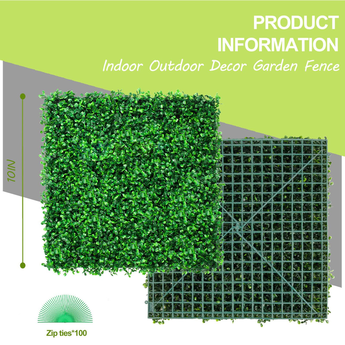 AOKIIE outdoor grass wall installation creates privacy and ambiance