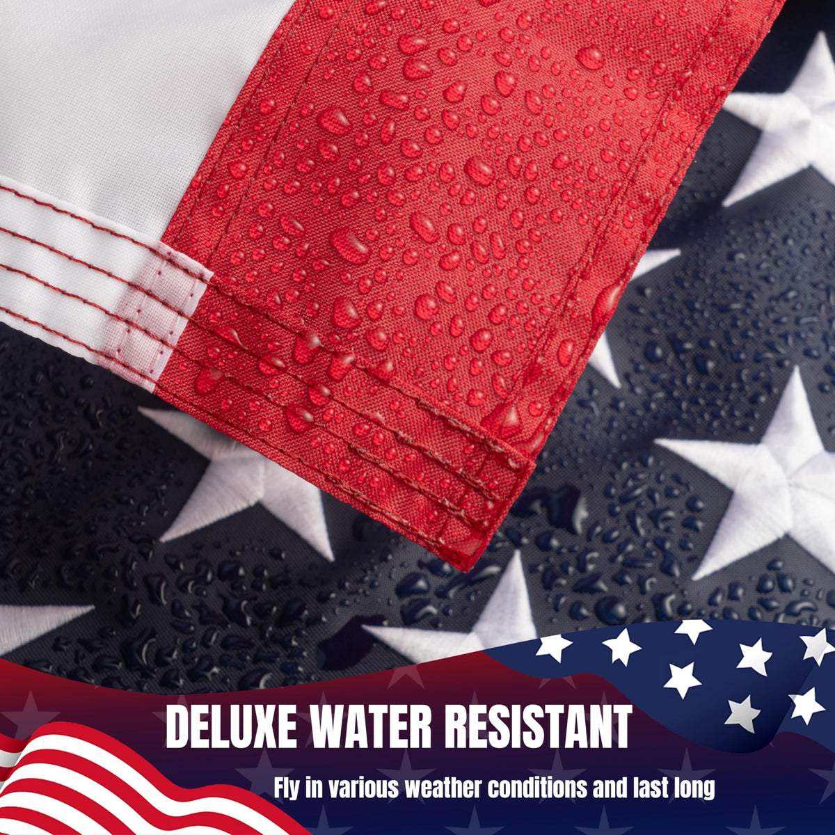 aokiie flag features double stitched stripes for lasting durability