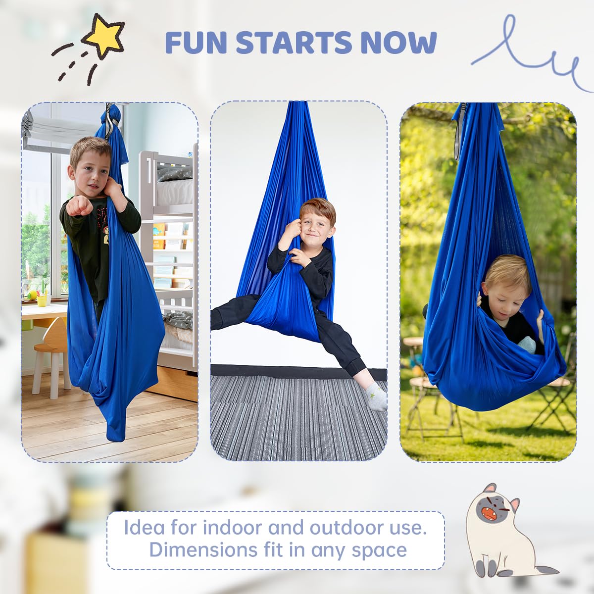 Aokitec sensory swing makes a thoughtful gift for children and families