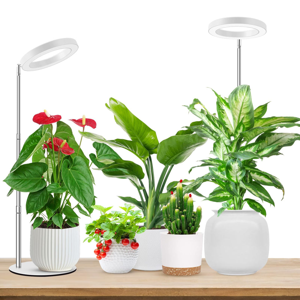 Aokrean grow lights base and pole assembly improves stability for indoor plant growth