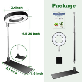 Aokrean Indoor-use grow light suits small spaces and decor.