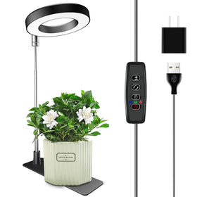 Aokrean Plant Grow Light base-assembly provides stable lighting for potted indoor plants.