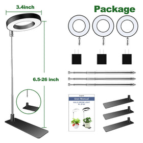 Aokrean decorative halo light suitable for home décor and plants.