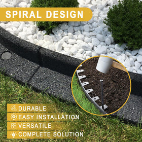 Aolabela weed barrier stakes help keep fabric in place for neat gardens.