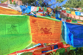Aolamegs flags ideal for yoga spaces and peaceful corners.