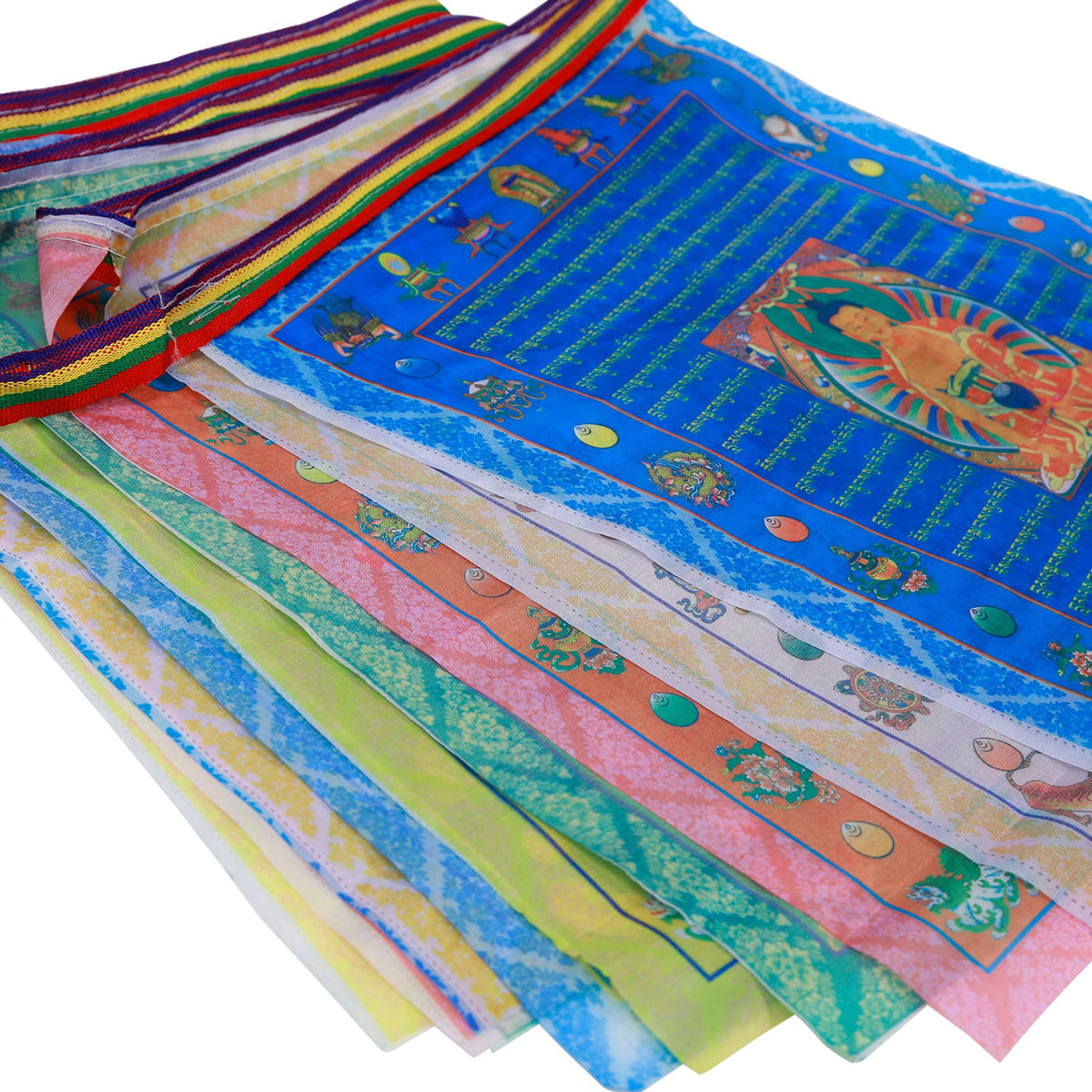Aolamegs flags feature earth-air-fire-water motifs to decorate porches with calm energy.
