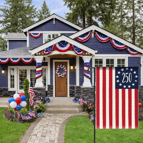 Aolime Independence Day flag outdoor use with durable materials