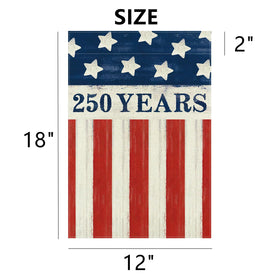 Aolime outdoor flag for patio ambiance, ideal for Independence Day celebrations.