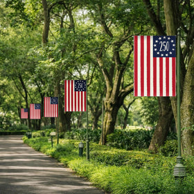 Aolime patio decor flag adds classic charm to summer gatherings