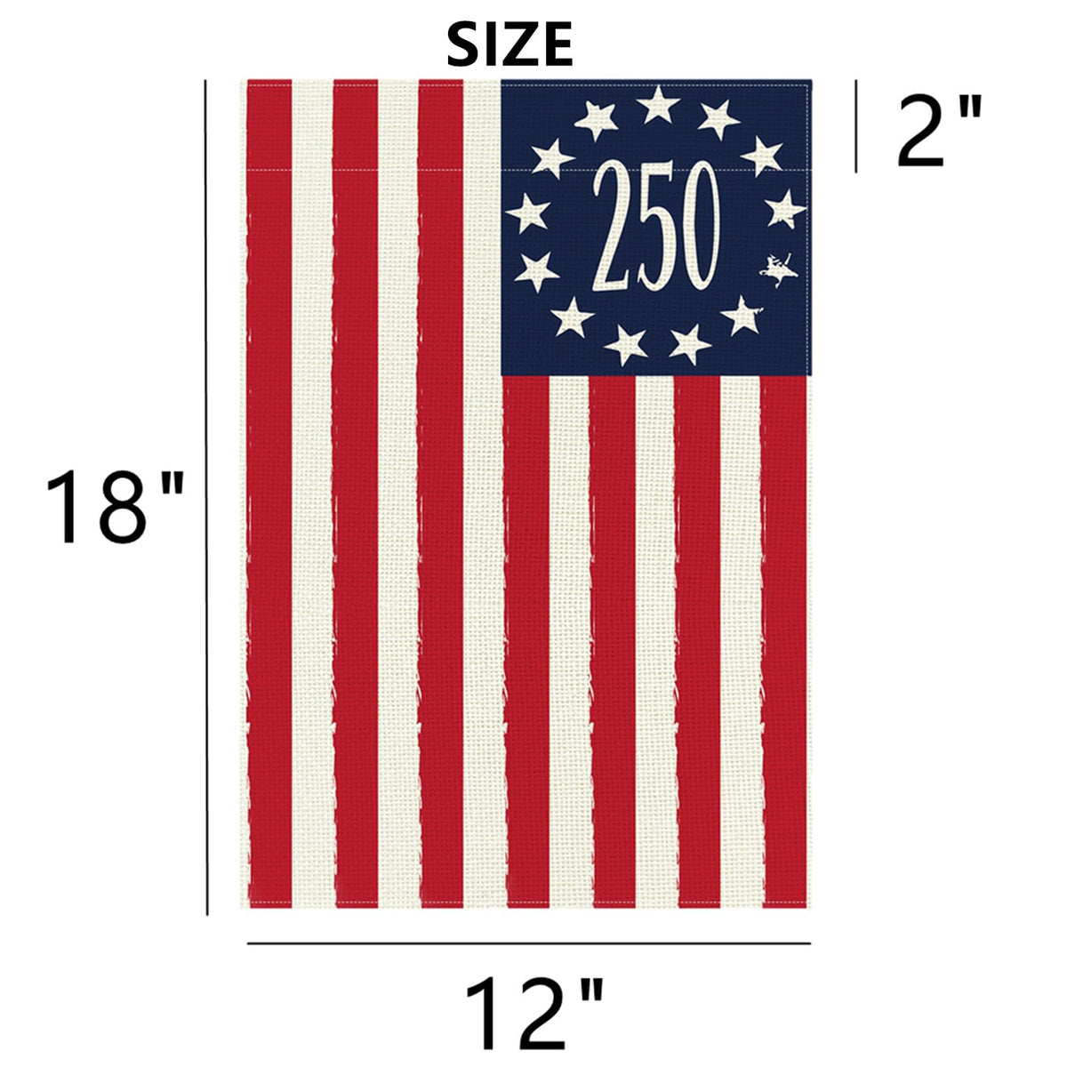 Aolime weather resistant flag stands up to sun and rain