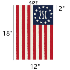 Aolime weather resistant flag stands up to sun and rain