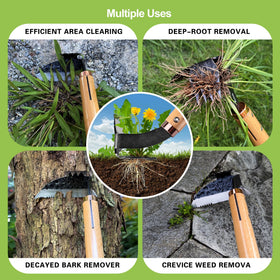 AON ergonomic beech wood handle with anti-slip grip reducing fatigue.