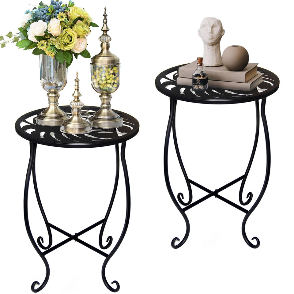 Aonagi round side table with 11-inch top, ideal for small spaces.