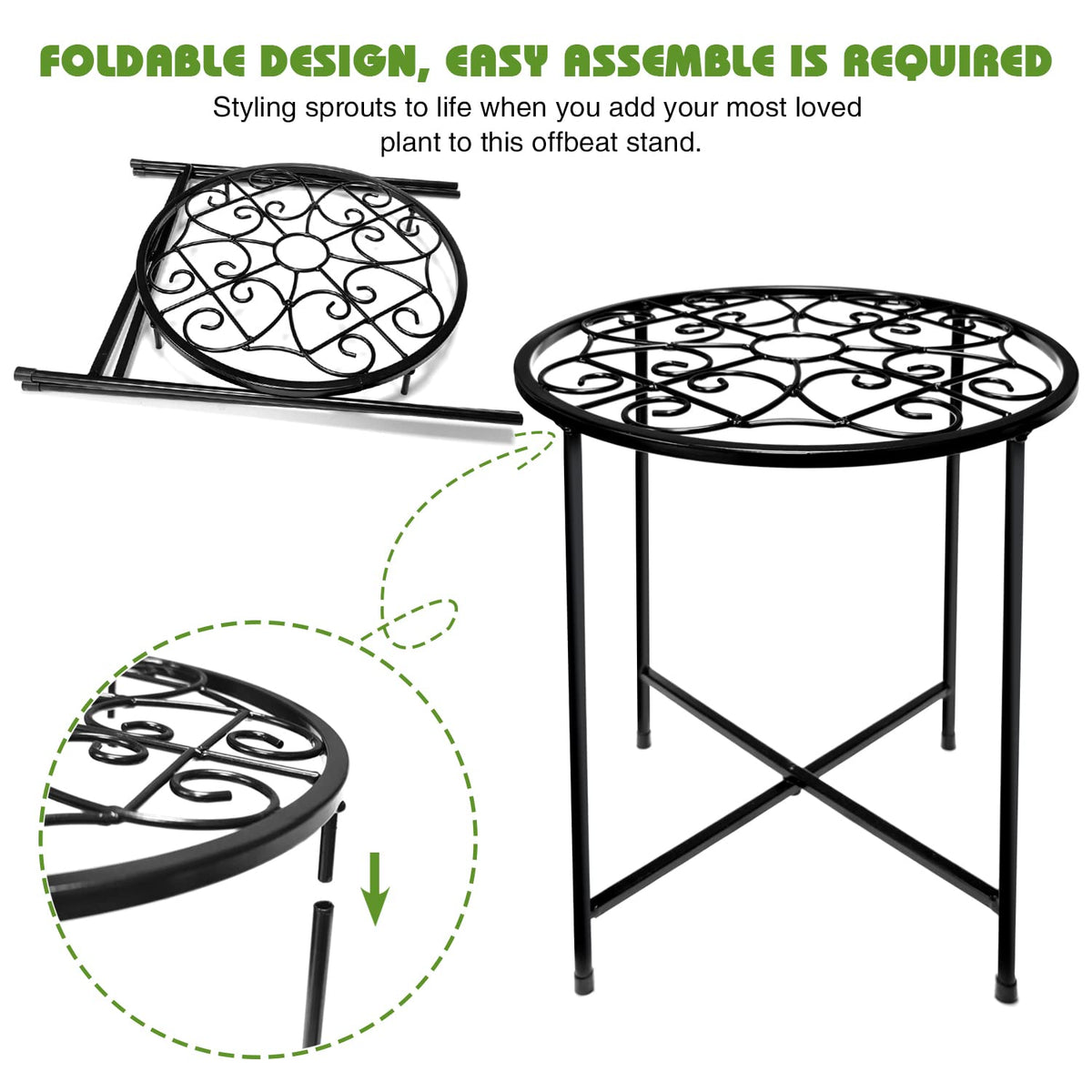 Aonagi sturdy H-shaped supports provide stable support for heavy pots.