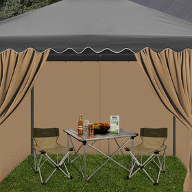 Aonear gazebo curtains ready to wash and store after use.
