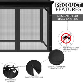 Aonear mosquito netting rolled storage shows compact, handy design.