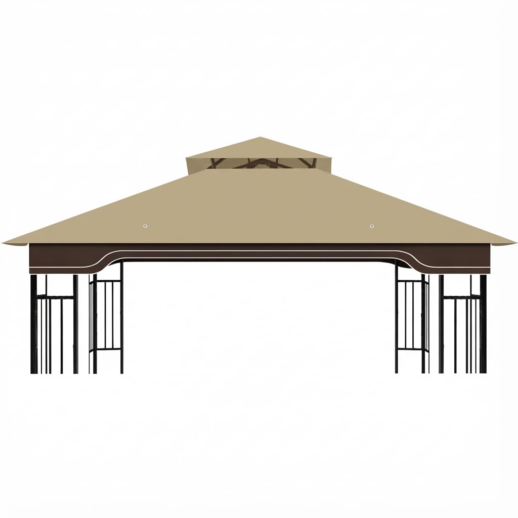 Aonear Regency II canopy fabric detail shows tear-resistant ripstop for lasting outdoor shade.