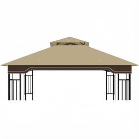 Aonear Regency II canopy fabric detail shows tear-resistant ripstop for lasting outdoor shade.