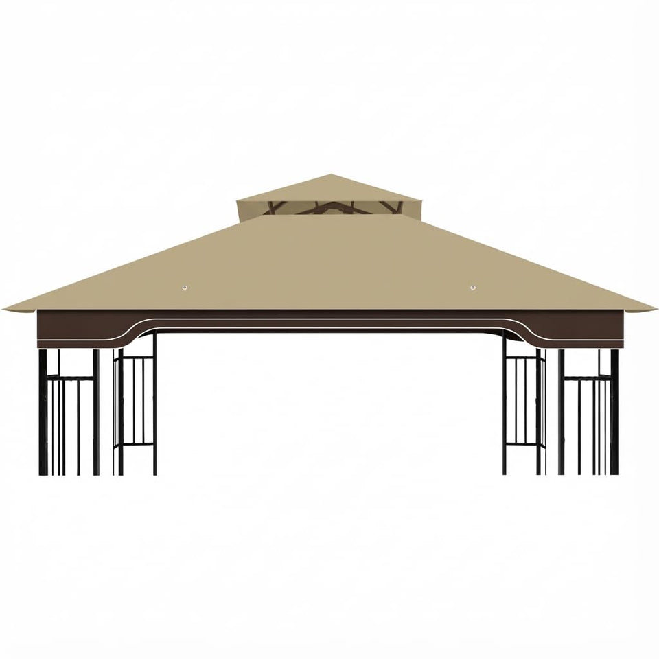 Aonear Regency II canopy fabric detail shows tear-resistant ripstop for lasting outdoor shade.